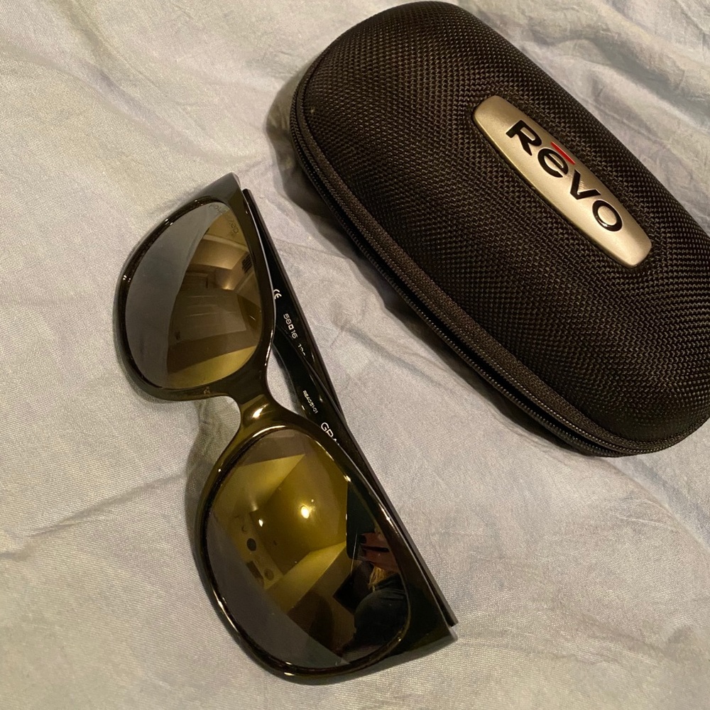 Black REVO Sunglasses- Polarized